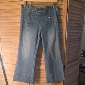 Michael Kors Cropped Sailor Jeans